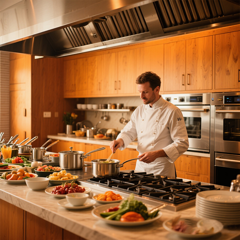 Commercial Kitchen Projects - Peralatan Dapur Komersial Otomatis Kompor Gas