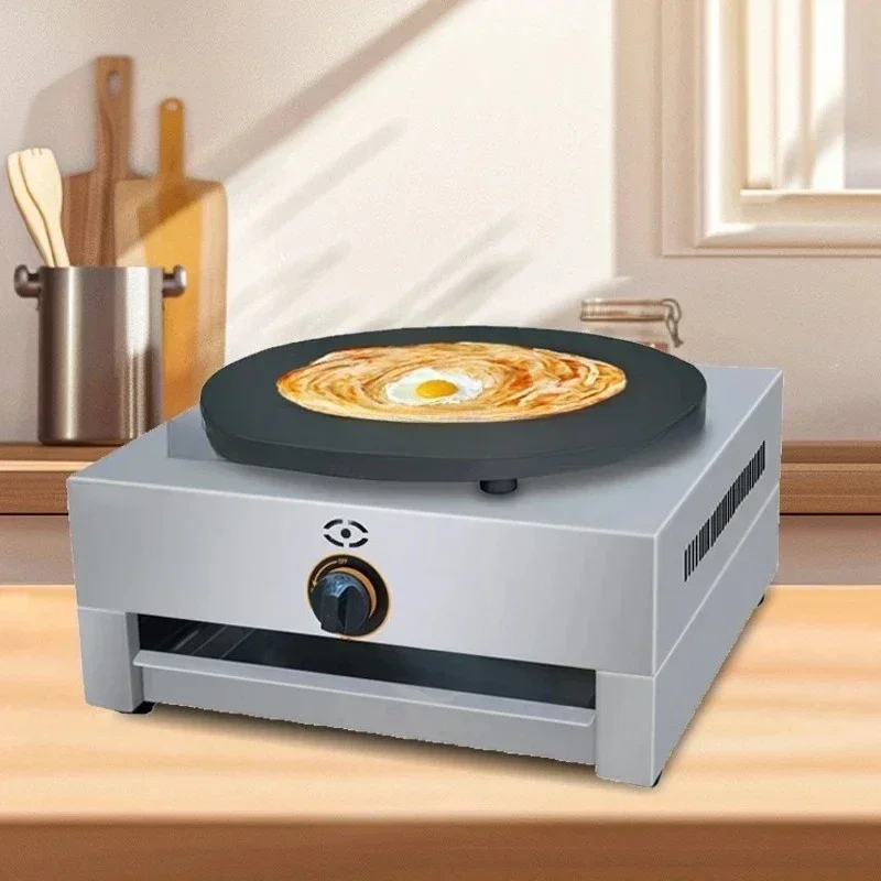 Crepe Maker Griddle - Pembuat Crepe Gas Komersial 2800Pa 40cm