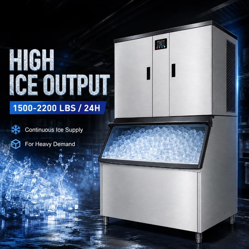 Commercial Kitchen Projects - Pembuat Es Modular Airo 32X32X22MM Pintu