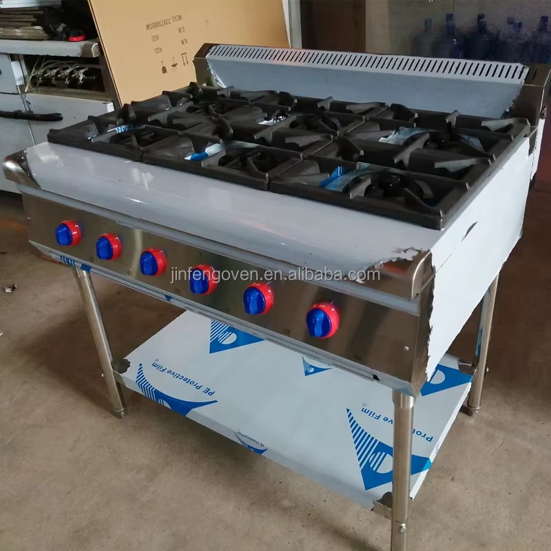 Commercial Kitchen - Peralatan Dapur Komersial Profesional 6 Tungku
