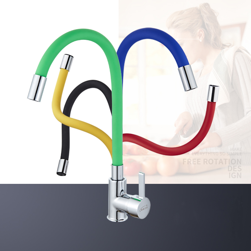 Commercial Kitchen Mixer Tap - Vidric keran wastafel dapur hitam krom,