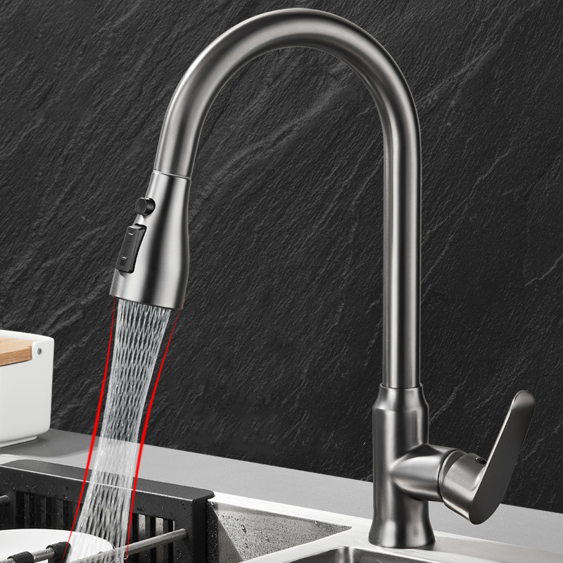 Commercial Kitchen Mixer Tap - Keran dapur satu lubang, keran dapur