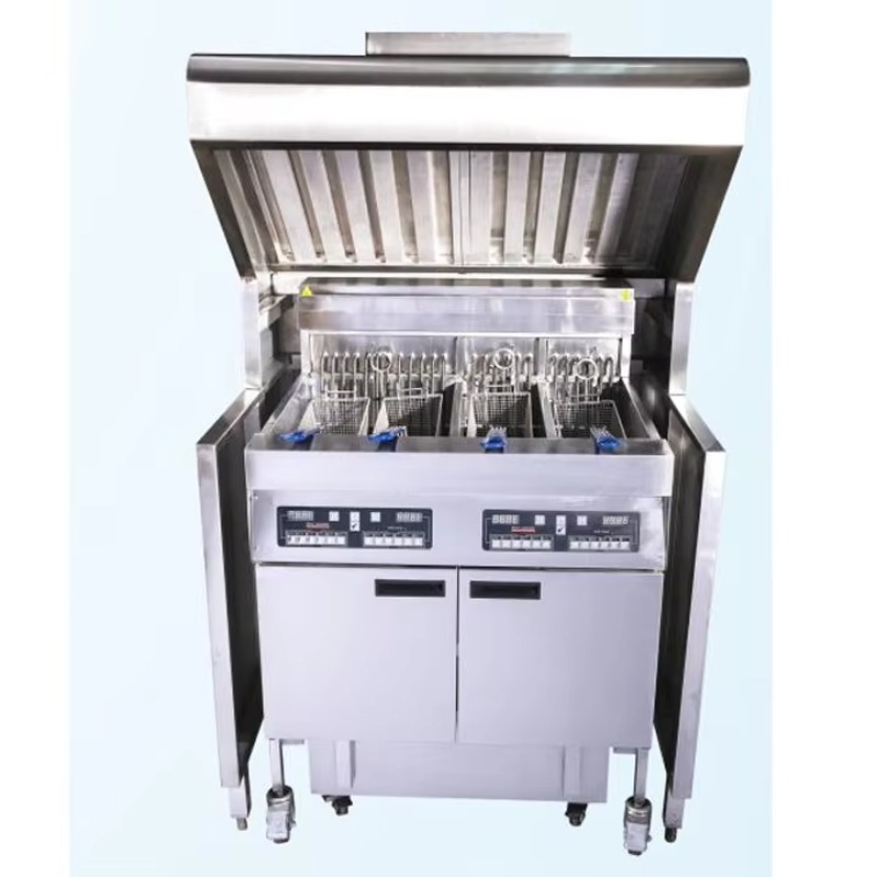 Commercial Kitchen - Hood Tipe Lantai Komersial Fabrikasi Stainless