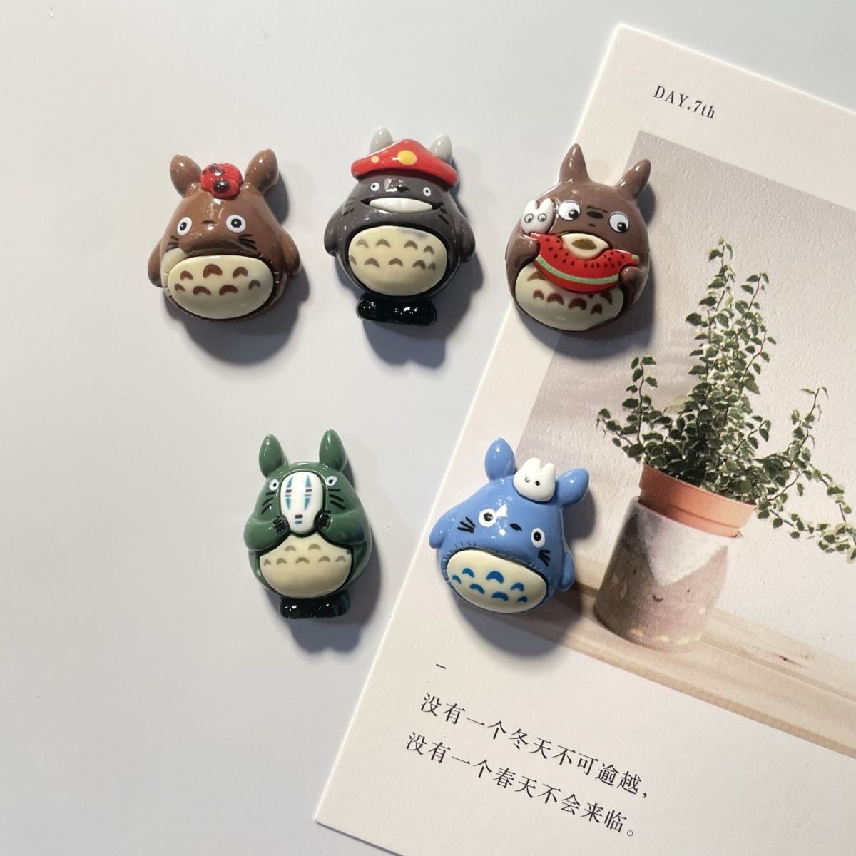 Commercial Kitchen Setup - Magnet Kulkas Resin Anime Totoro, Stiker