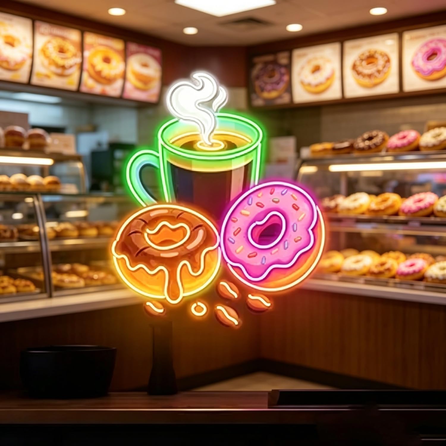Lampu Neon LED Bentuk Donat, D - Commercial Kitchen Light ulasan dan harga