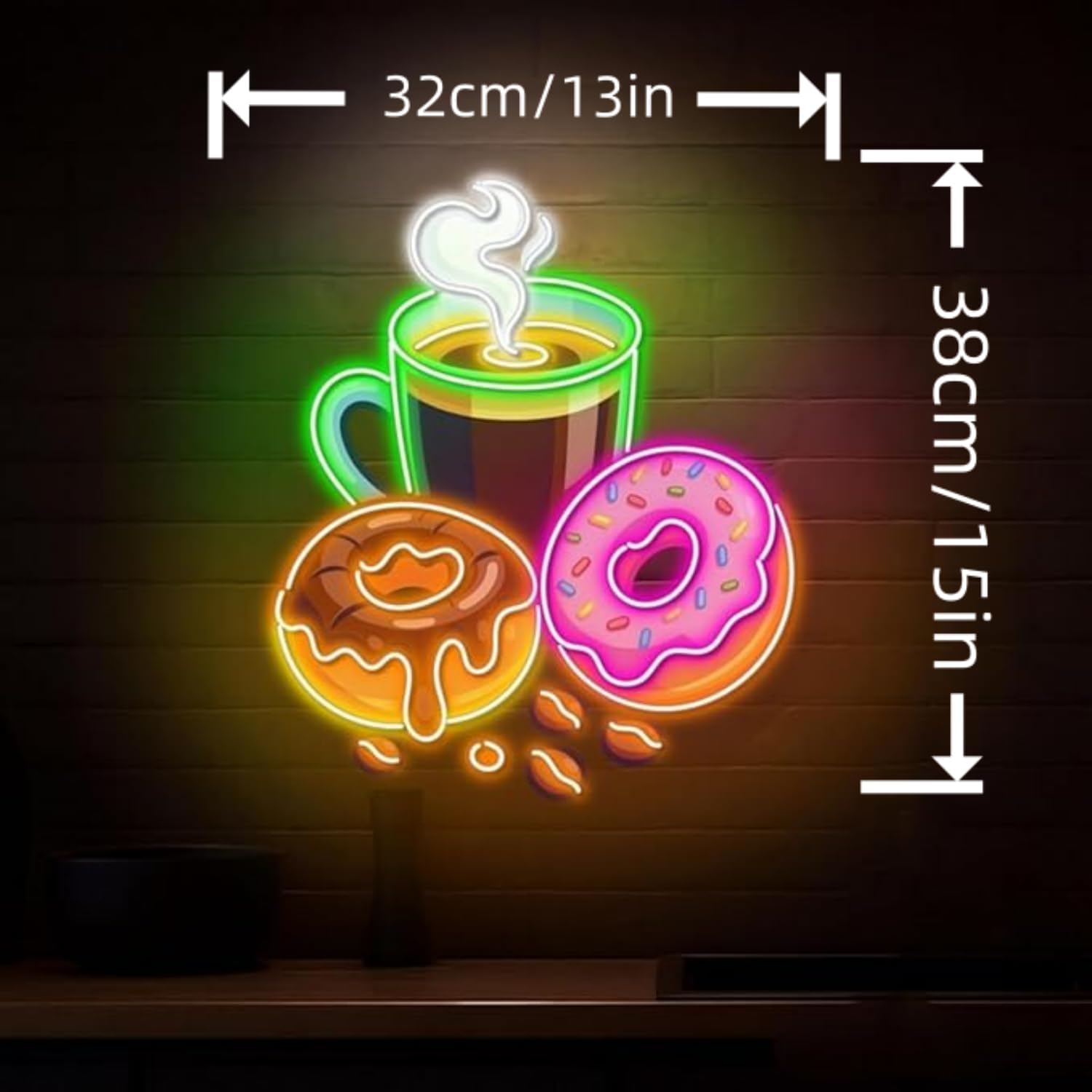 Lampu Neon LED Bentuk Donat, D - Commercial Kitchen Light ulasan dan harga