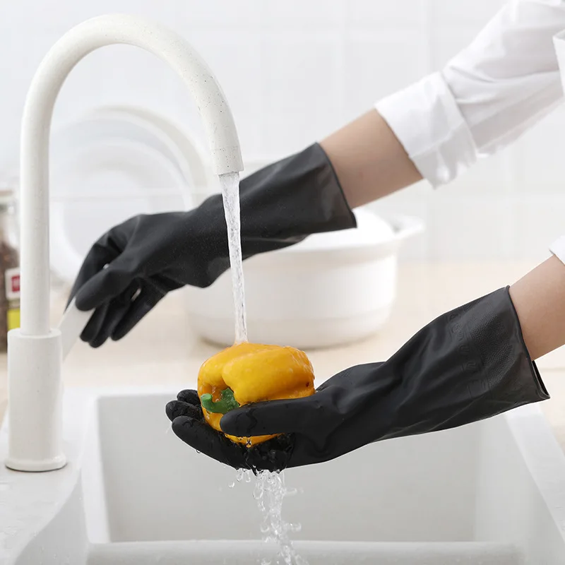 1 Pasang Sarung Tangan Hitam S - Commercial Kitchen Gloves ulasan dan harga