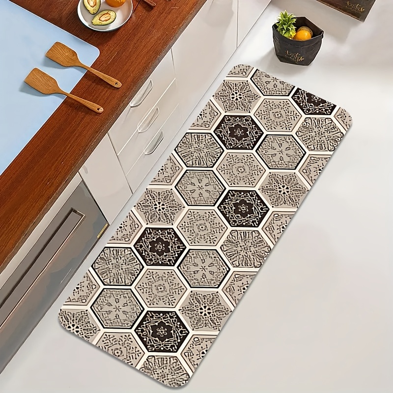 Karpet Dapur Motif Bunga Daisy - Commercial Kitchen Background ulasan dan harga
