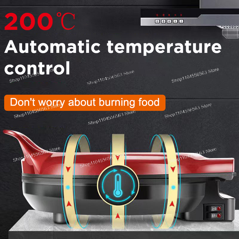Pembuat Pancake Listrik 110V/2 - Crepe Maker Griddle ulasan dan harga