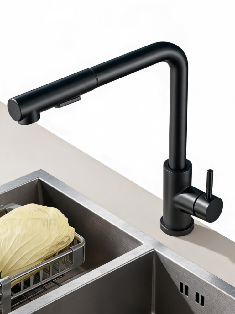 Keran Dapur Fleksibel Hitam St - Commercial Kitchen Mixer Tap ulasan dan harga