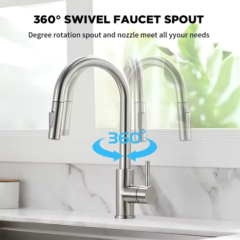 Keran Dapur Hitam Perak, Fungs - Commercial Kitchen Mixer Tap ulasan dan harga