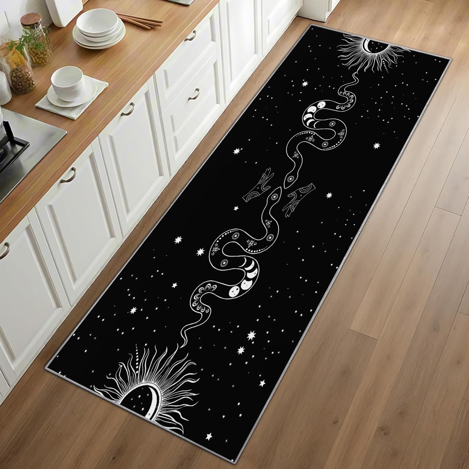 Karpet Gothic Snake Runner Lat - Commercial Kitchen Background ulasan dan harga