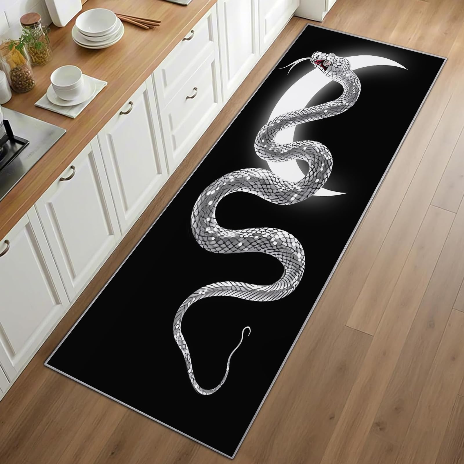 Karpet Gothic Snake Runner Lat - Commercial Kitchen Background ulasan dan harga
