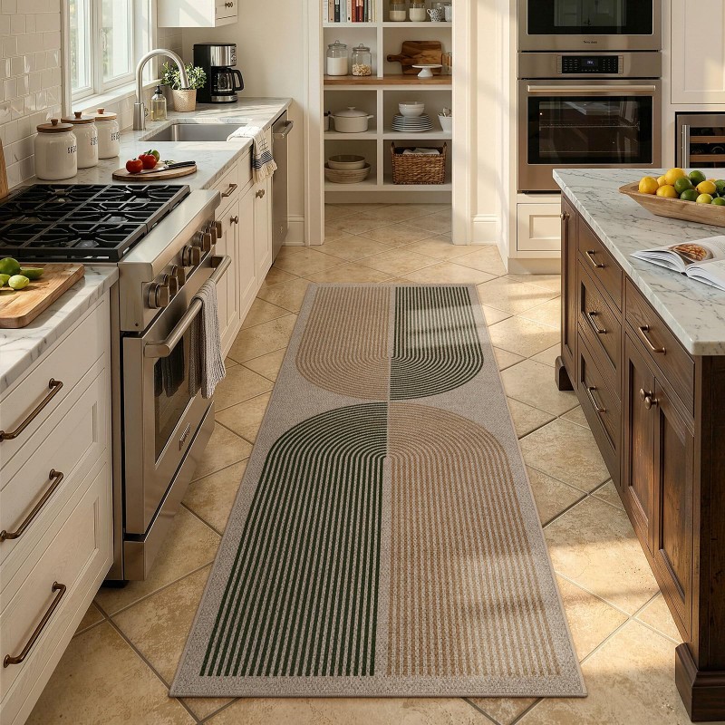 Karpet Art Deco Runner dengan  - Commercial Kitchen Background ulasan dan harga
