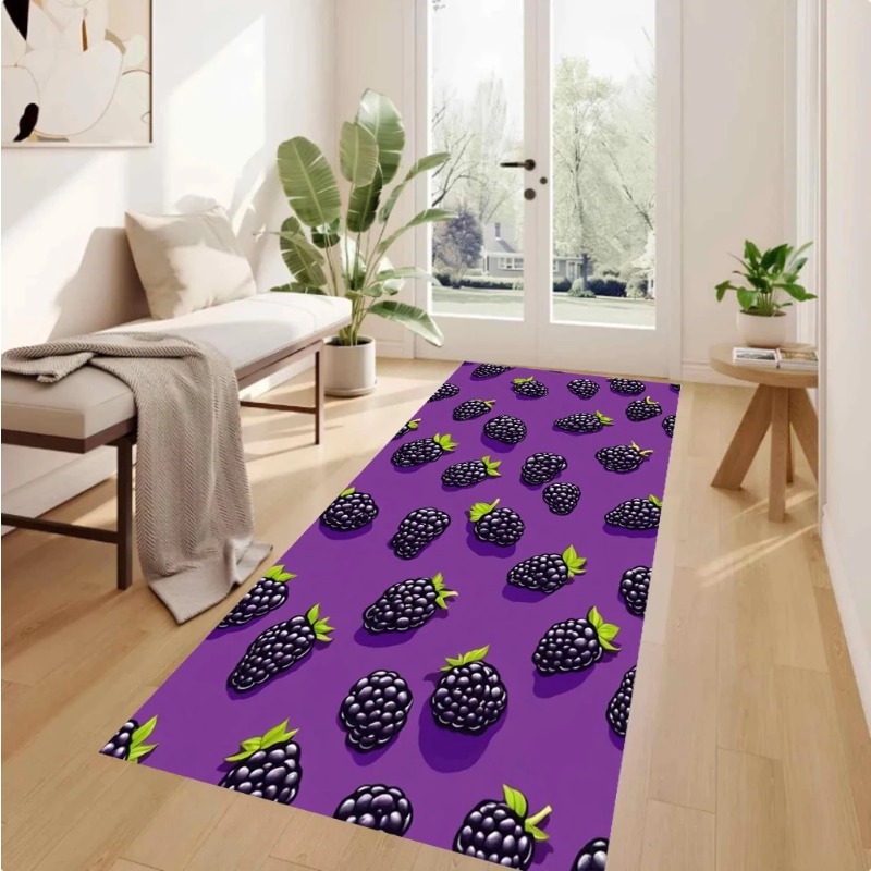 Karpet Lari Motif Nanas Kartun - Commercial Kitchen Background ulasan dan harga