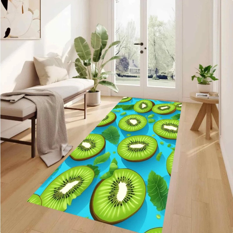 Karpet Lari Motif Nanas Kartun - Commercial Kitchen Background ulasan dan harga