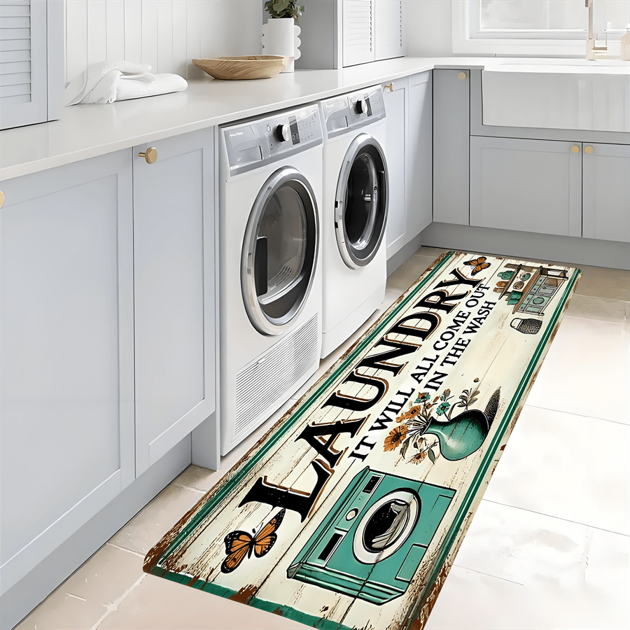 Karpet Panjang Motif Bunga Mat - Commercial Kitchen Background ulasan dan harga