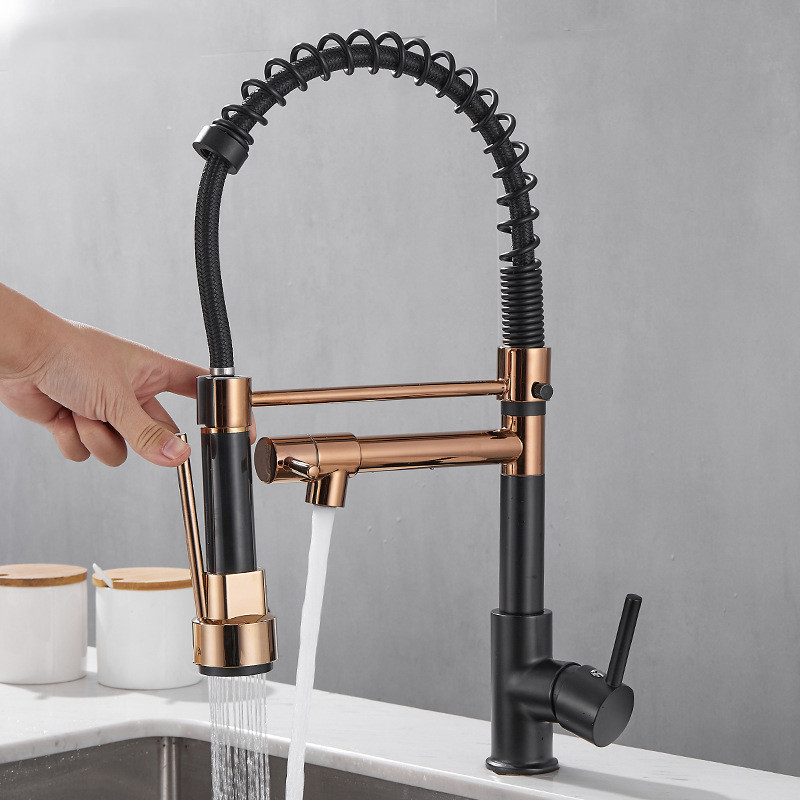 Keran Dapur 2 Mode Spring Pull - Commercial Kitchen Mixer Tap ulasan dan harga