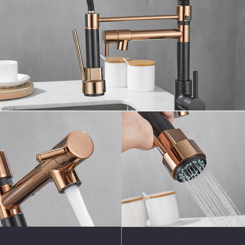 Keran Dapur 2 Mode Spring Pull - Commercial Kitchen Mixer Tap ulasan dan harga