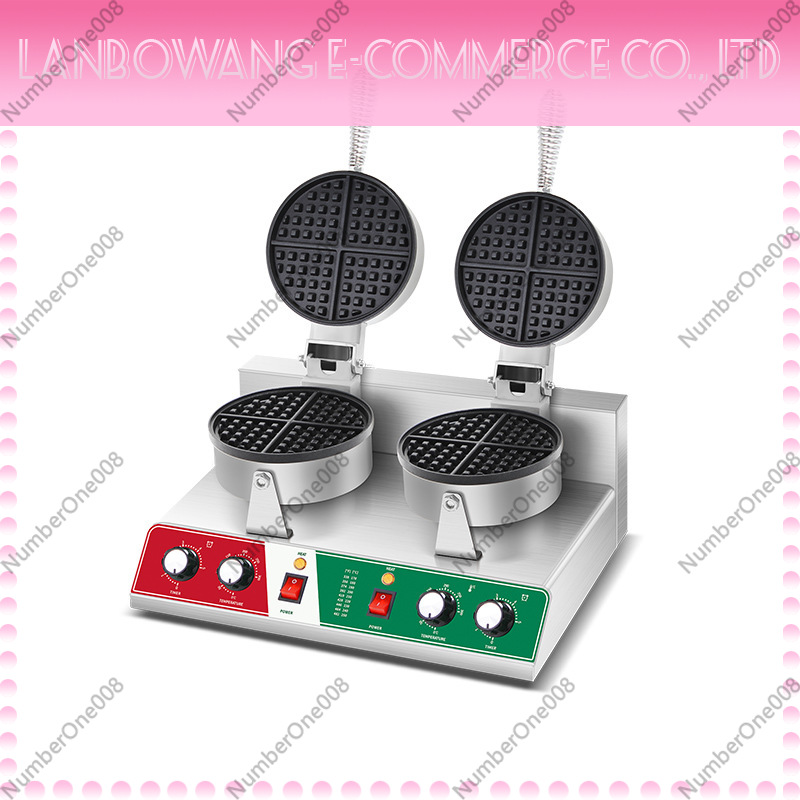 Pembuat Waffle Putar Anti Leng - Crepe Maker Griddle ulasan dan harga
