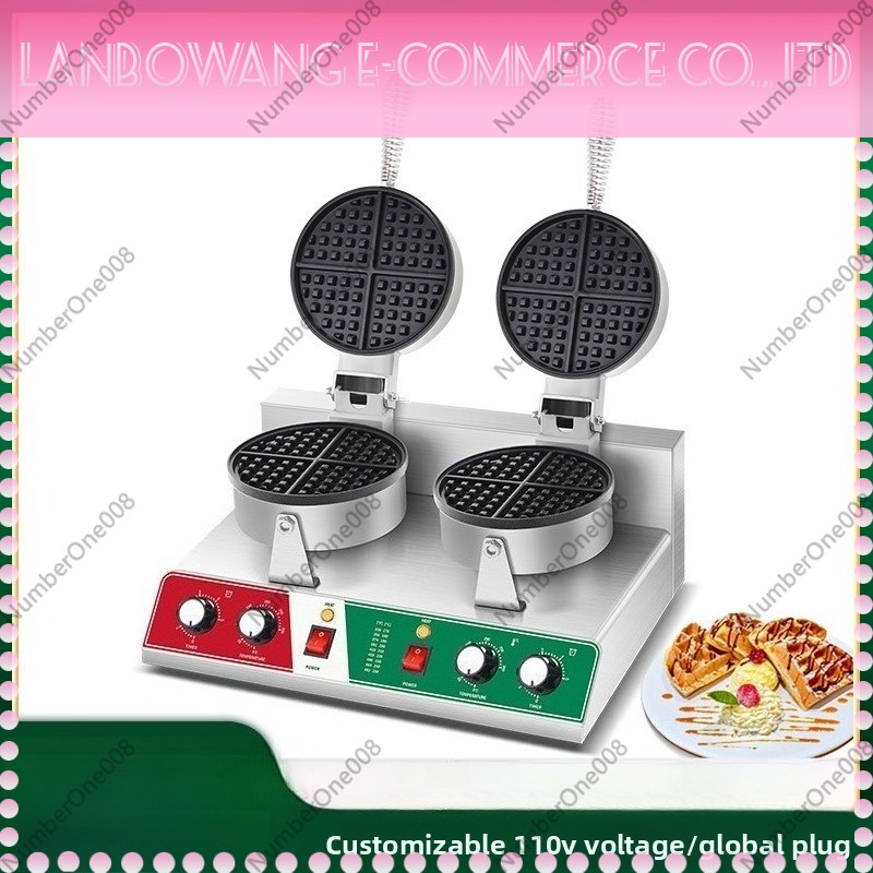Pembuat Waffle Putar Anti Leng - Crepe Maker Griddle ulasan dan harga