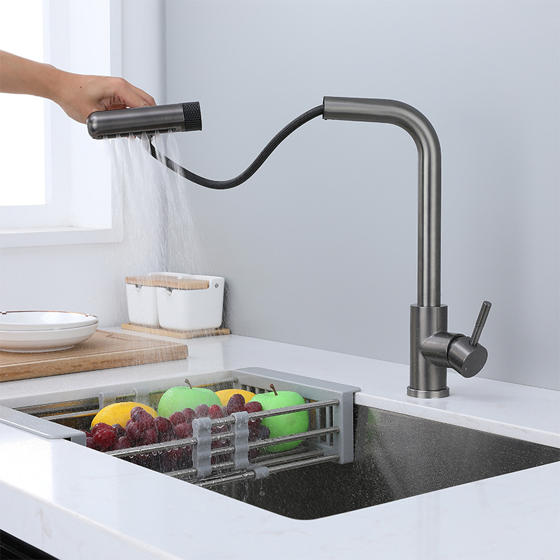 6 Mode keran dapur abu-abu rot - Commercial Kitchen Mixer Tap ulasan dan harga