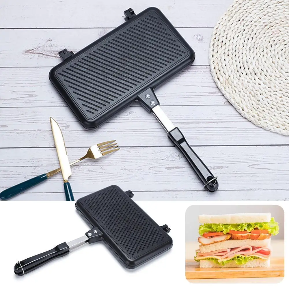 Wajan penggorengan dua sisi, a - Crepe Maker Griddle ulasan dan harga