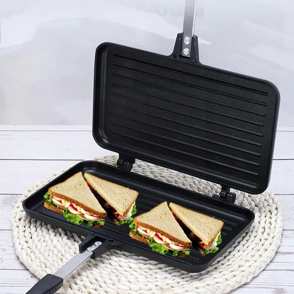 Wajan penggorengan dua sisi, a - Crepe Maker Griddle ulasan dan harga