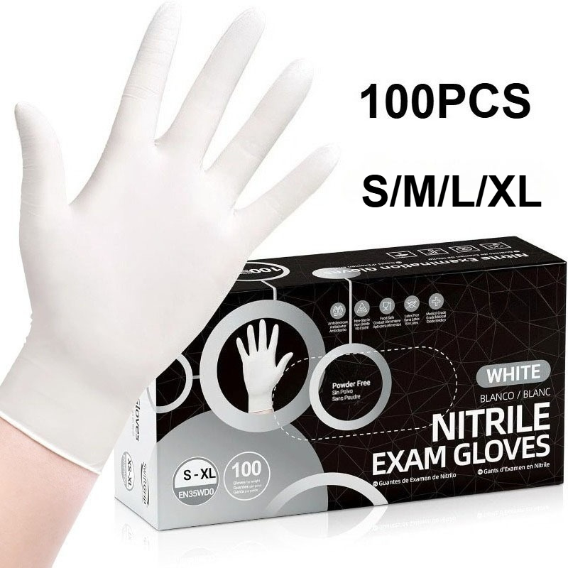 10-100PCS Sarung Tangan Nitril - Commercial Kitchen Gloves ulasan dan harga
