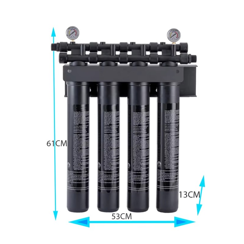 Sistem Komersial 4 Tahap 20 In - Commercial Kitchen Water Filter ulasan dan harga