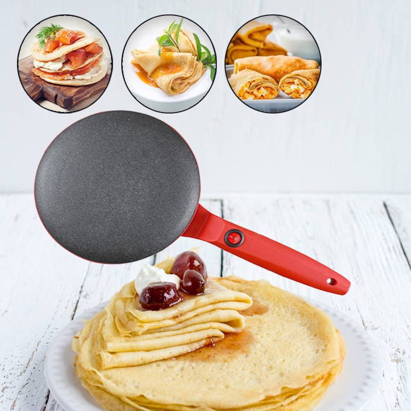 Pembuat Crepe Listrik Pemanas  - Crepe Maker Griddle ulasan dan harga