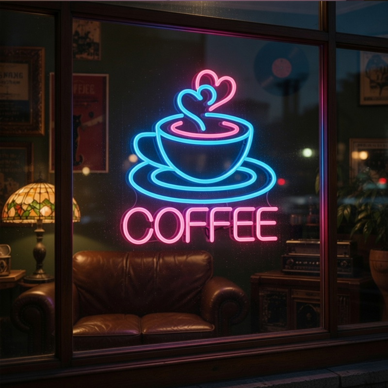 Lampu Neon LED Tanda Neon Kopi - Commercial Kitchen Light ulasan dan harga