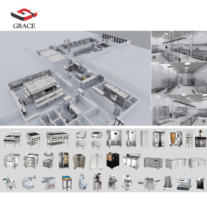 GRACE Layanan Lengkap Desain D - Commercial Kitchen Projects ulasan dan harga