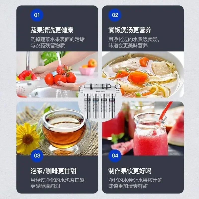 Penjernih air rumah tangga. Mi - Commercial Kitchen Water Filter ulasan dan harga