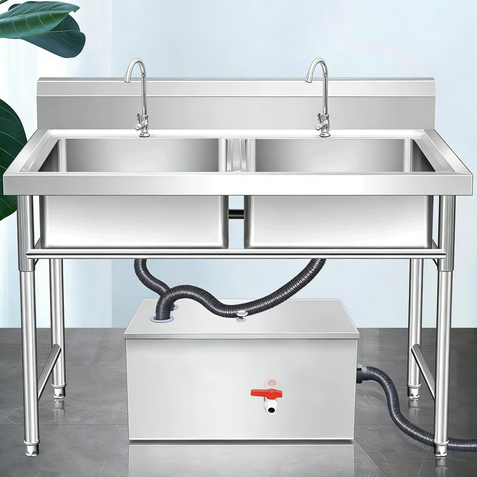 Penahan Minyak dari Baja Tahan - Commercial Kitchen Grease Interceptor ulasan dan harga