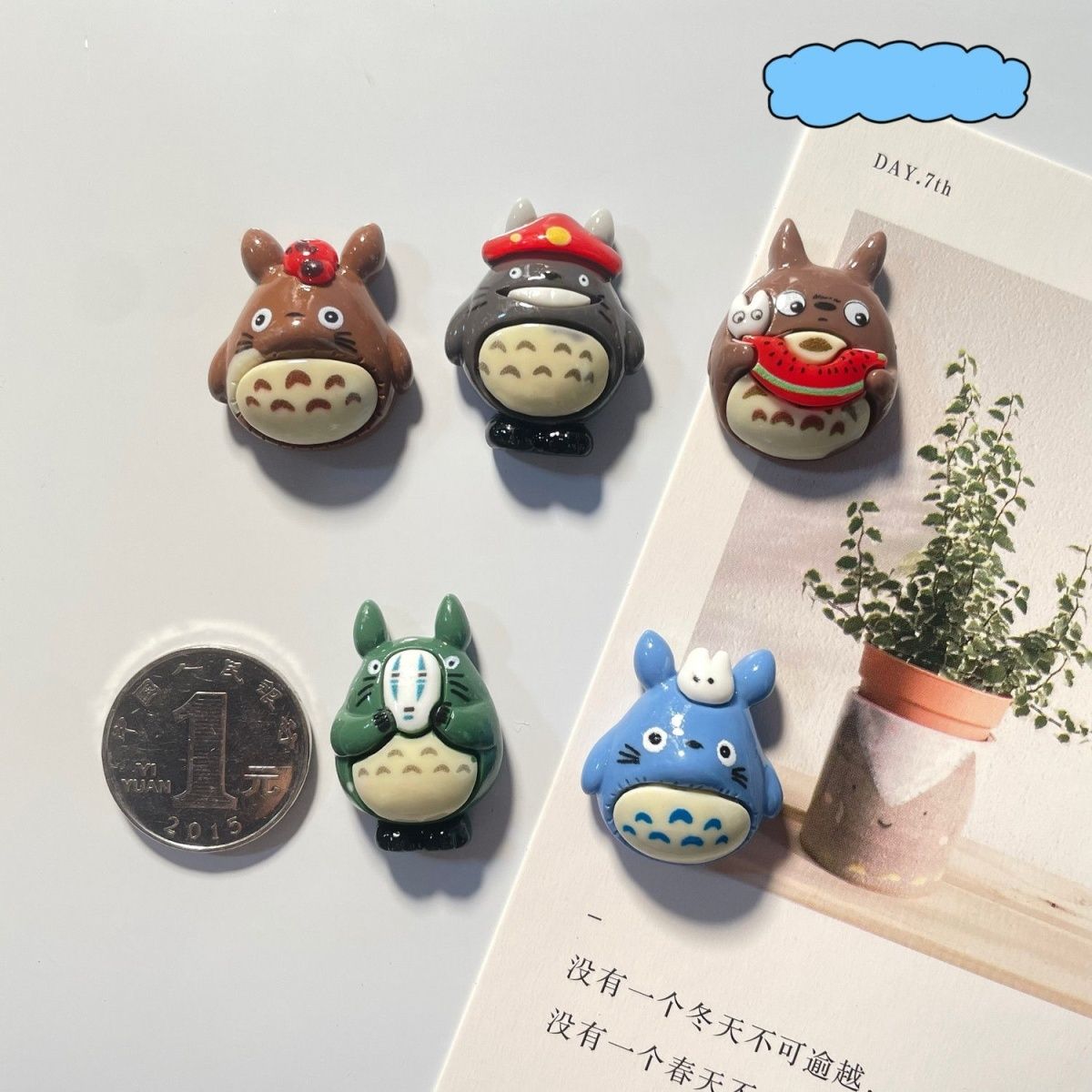 Magnet Kulkas Resin Anime Toto - Commercial Kitchen Setup ulasan dan harga