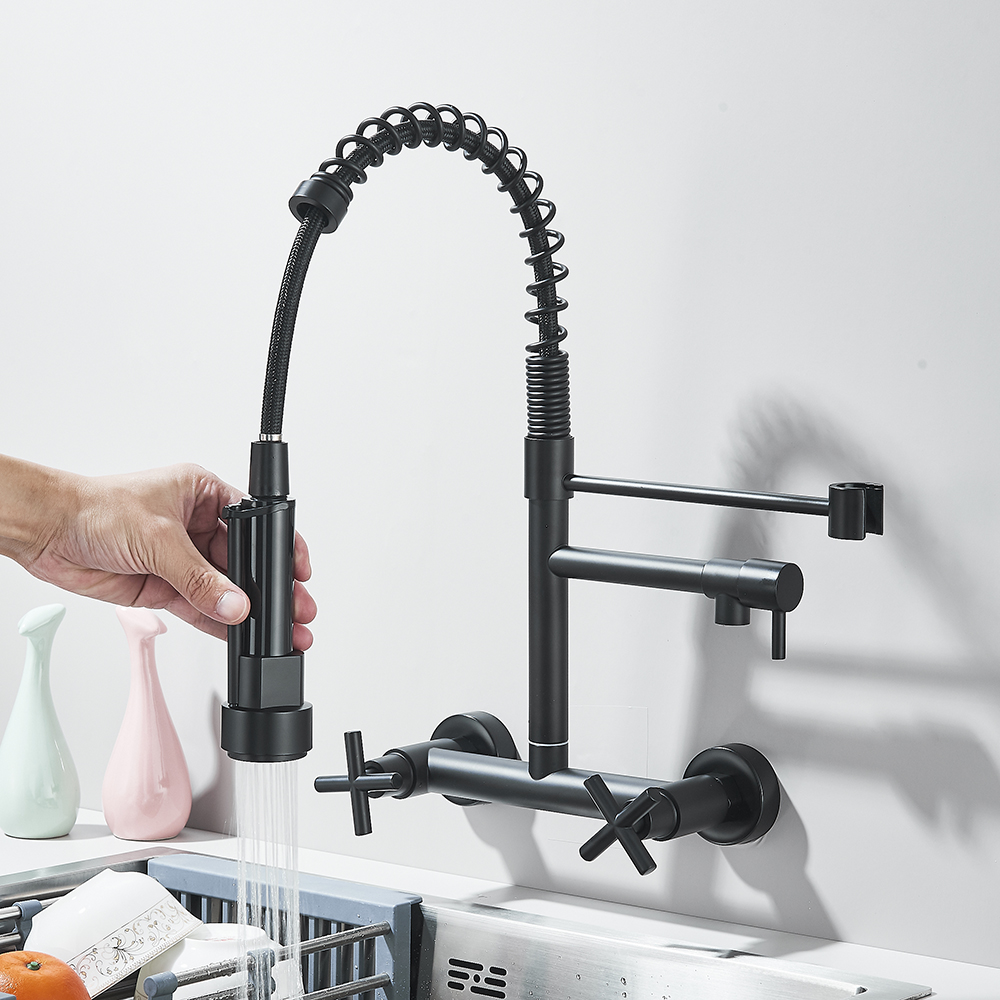 Keran Dapur Hitam 360 Rotasi T - Commercial Kitchen Mixer Tap ulasan dan harga